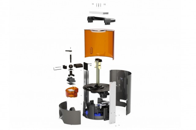 ember-3D-printer-exploded Autodesk Ember