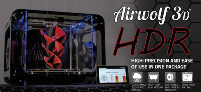 Maggiori informazioni su "#CES2015: Airwolf 3D HDR, la stampante 3D che stampa più di 20 materiali"
