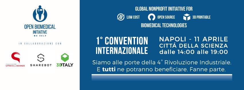 Maggiori informazioni su "[LIVE STREAMING] 1° CONVENTION INTERNAZIONALE - OPEN BIOMEDICAL INITIATIVE"