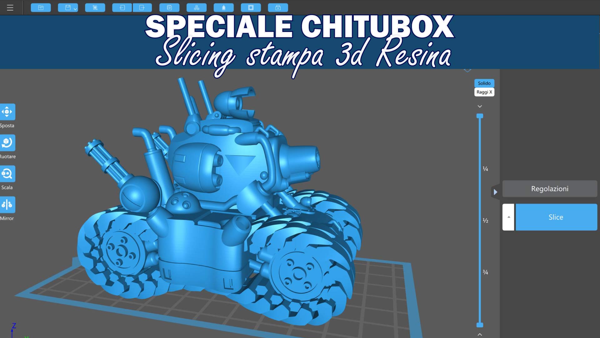 Assistenza in Live - Stampa 3D a Resina con Chitubox