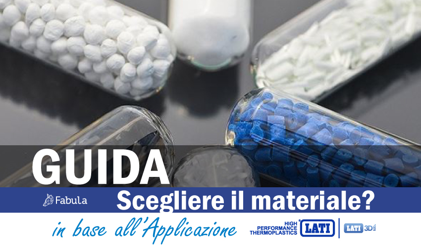 GUIDA alla scelta del Materiale in base all'applicazione - Stampanti 3D FDM