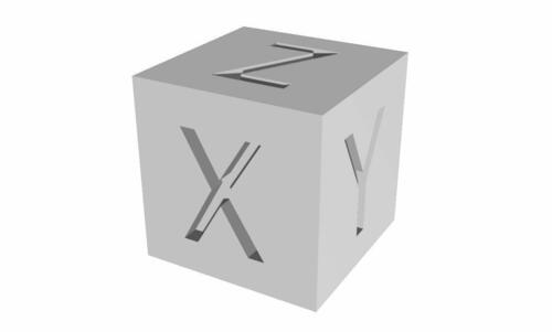 Maggiori informazioni su "Cubo calibrazione assi XYZ stampante 3D"