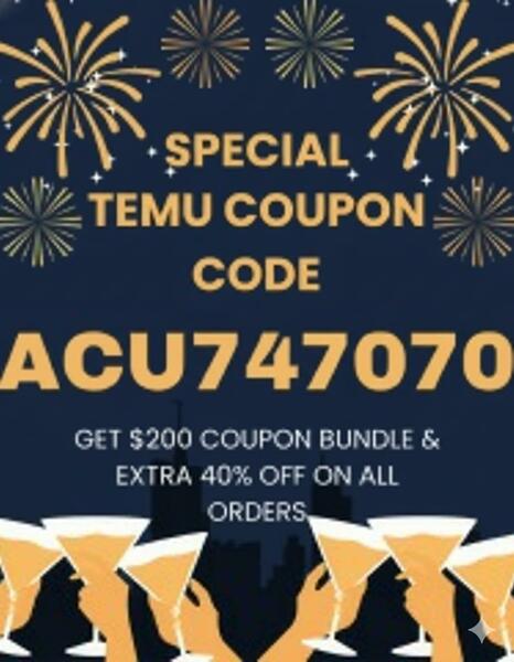 [Verified] Temu Coupon Code $100 Off [ACU747070 ] For First Time User