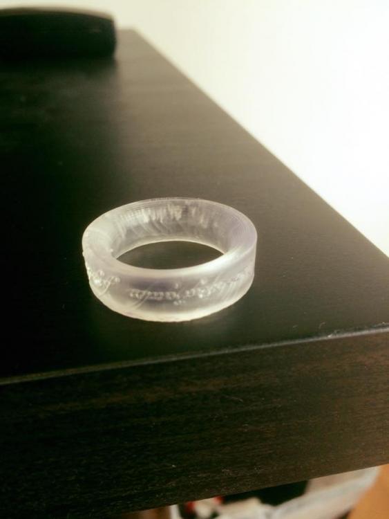 Anello del signore degli anelli stampato in Resina SLA.jpg