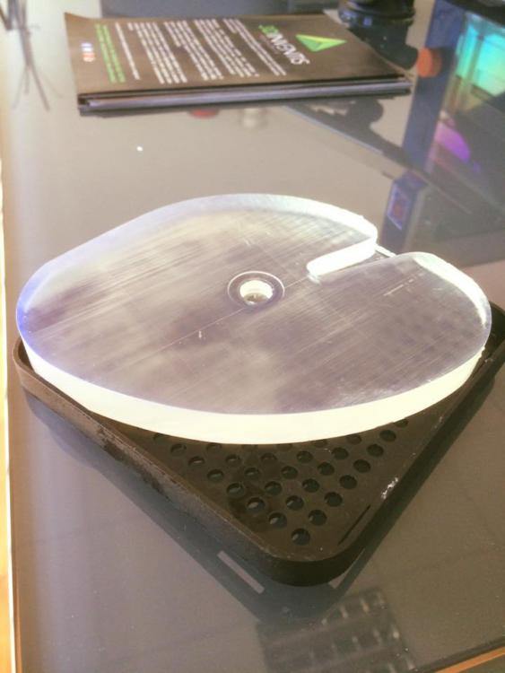 Piastra di ricambio per macchina dei gelati stampato in Resina SLA.jpg