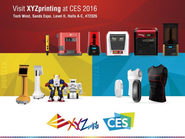 xyzprinting-3D-printing-at-CES-2016