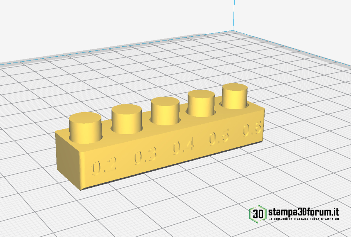 test stampante 3d